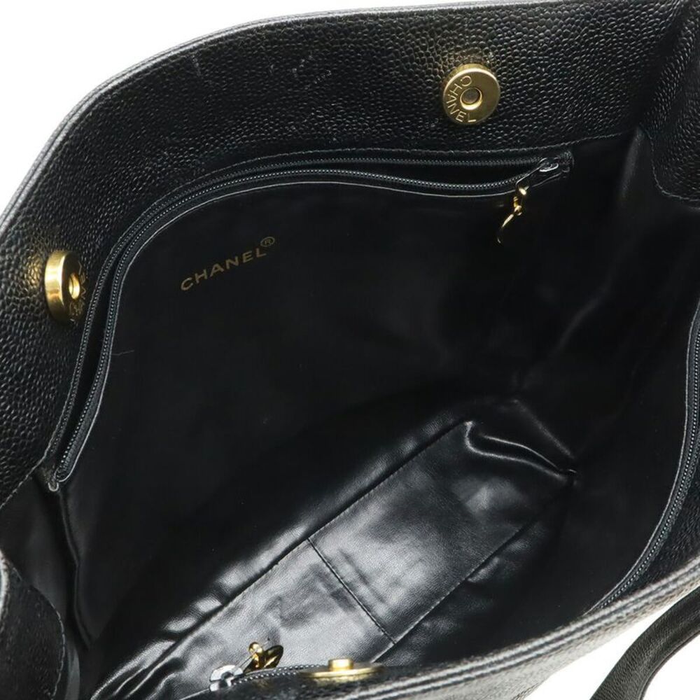 Chanel Caviar Skin Coco Mark Tote Bag - Picture 6 of 9